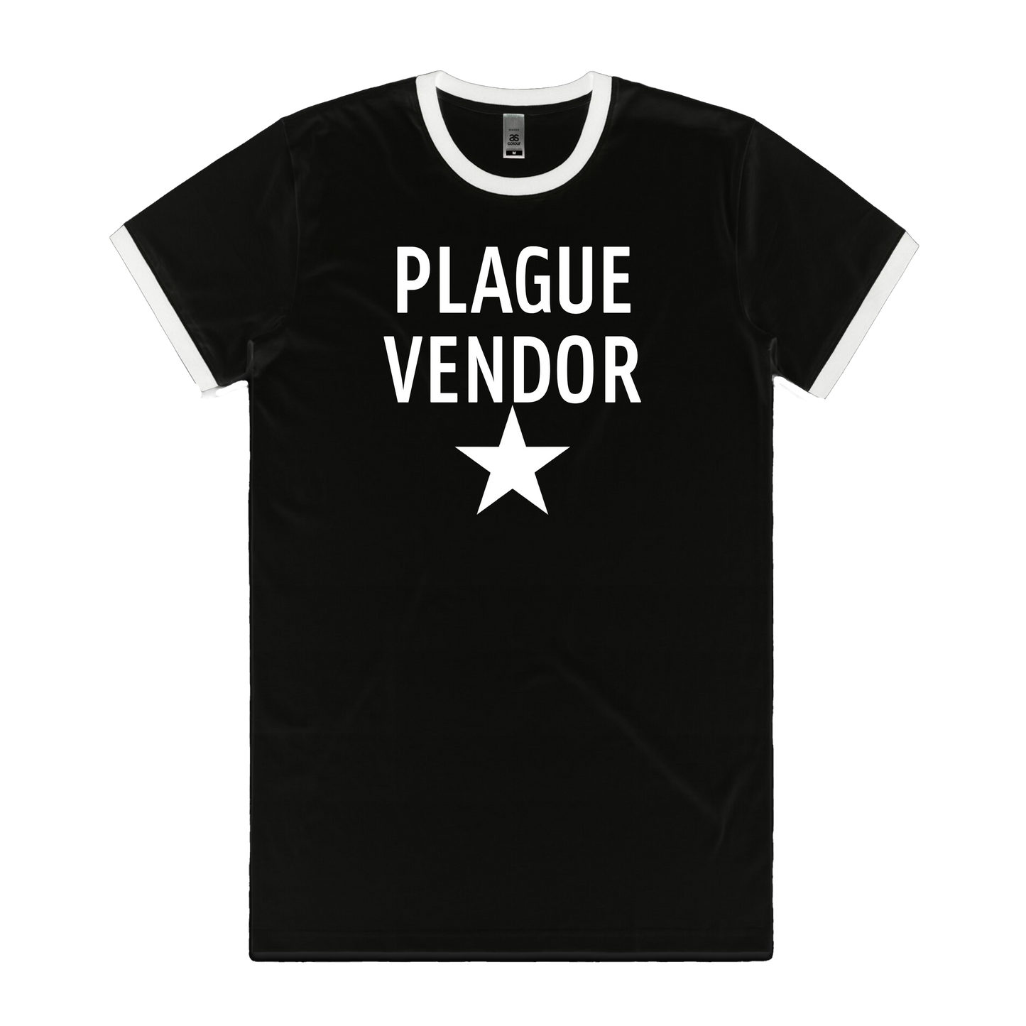 Star Ringer T-Shirt (Black/White)